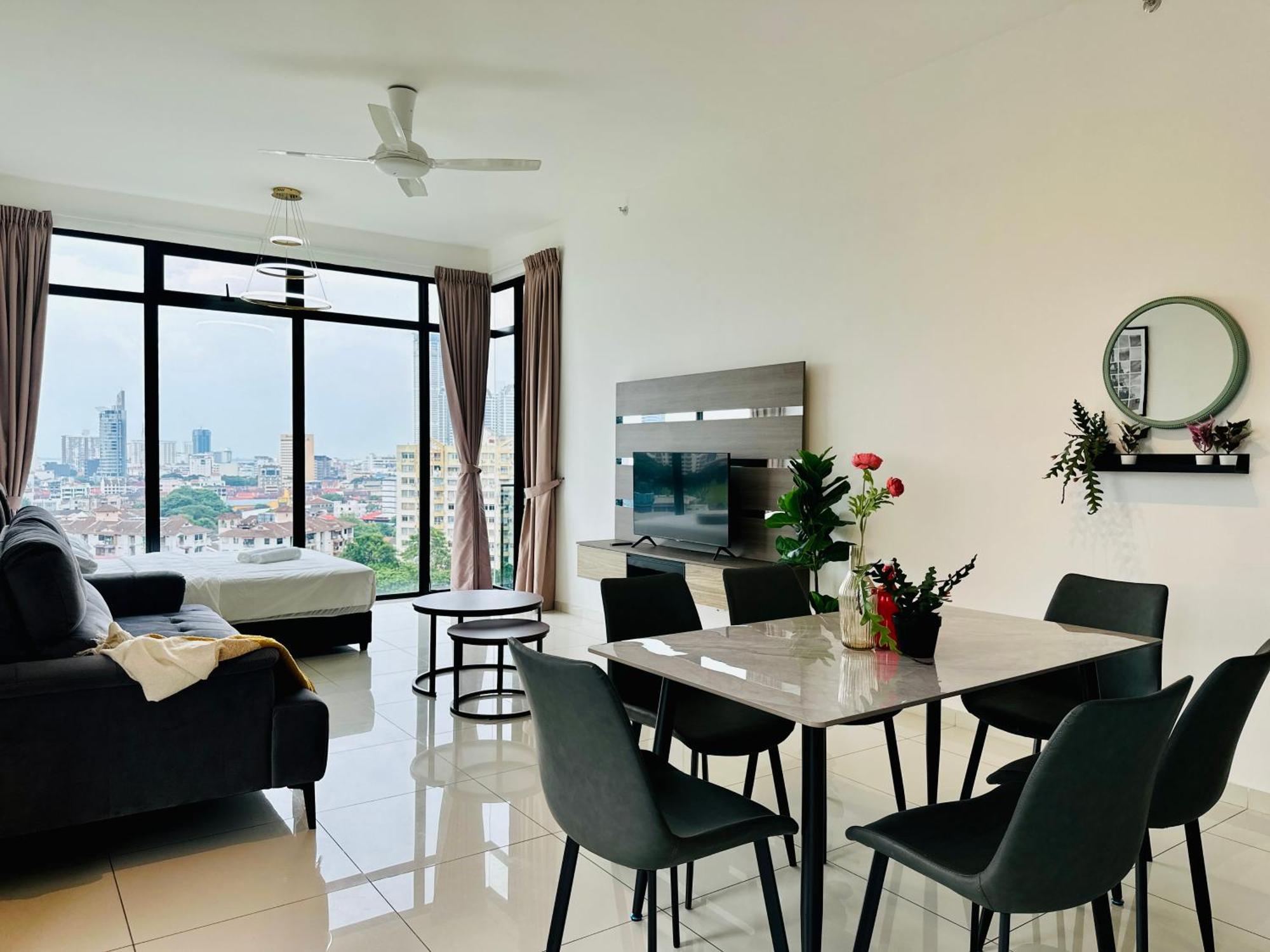 New Georgetown Instagramable 2Br Homestay For 10Pax 无敌美景两房民宿 Beacon Executive Suite Exterior foto